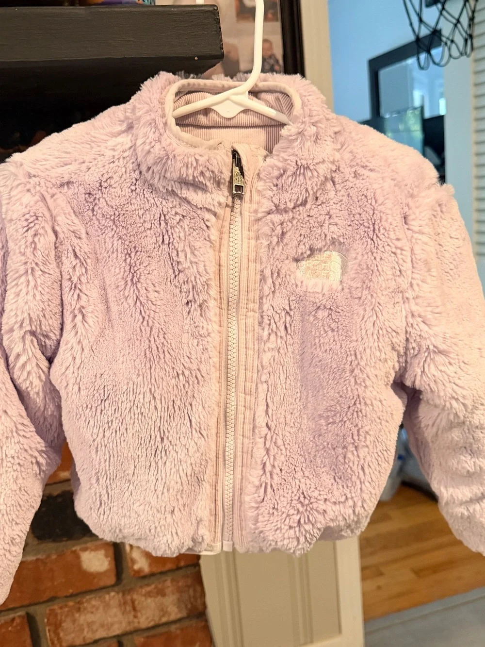 The North Face Lavender Reversible Mossbud/Corduroy Jacket (Toddler)